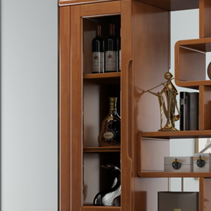 Solid Wood Cabinet 14.96" Wide Accent Cabinet with Drawers and Shelves Clearhalo 'Cabinets & Chests' 'cabinets_chests' 'furn' 'furn_cabinets_chests' 'Furniture' 'Living Room Furniture' 7532962