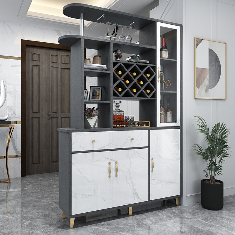 Modern 78.74" H Cabinet with Door Wooden Accent Cabinet with Drawer Clearhalo 'Cabinets & Chests' 'cabinets_chests' 'furn' 'furn_cabinets_chests' 'Furniture' 'Living Room Furniture' 7532999