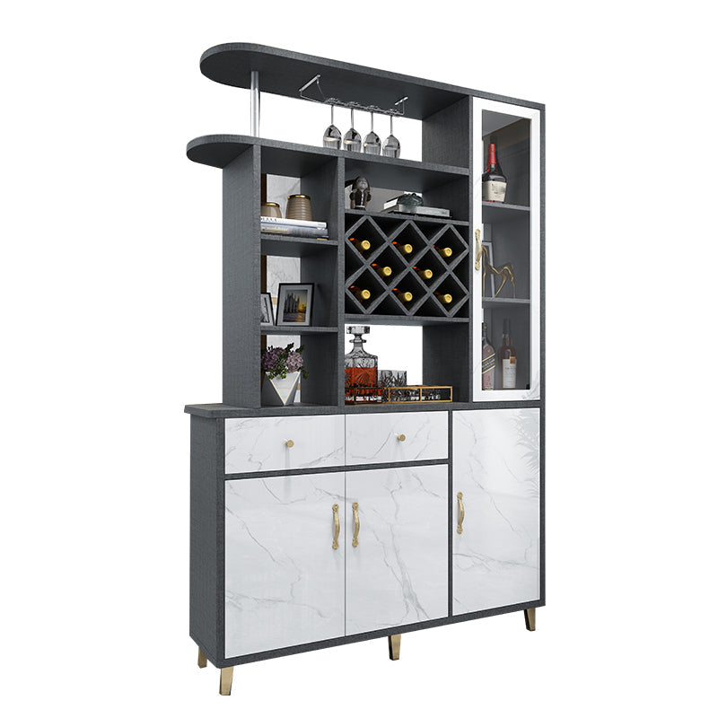 Modern 78.74" H Cabinet with Door Wooden Accent Cabinet with Drawer Clearhalo 'Cabinets & Chests' 'cabinets_chests' 'furn' 'furn_cabinets_chests' 'Furniture' 'Living Room Furniture' 7533008