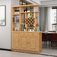 Contemporary Solid Wood Cabinet 78.74" H Accent Cabinet with Drawer and Door