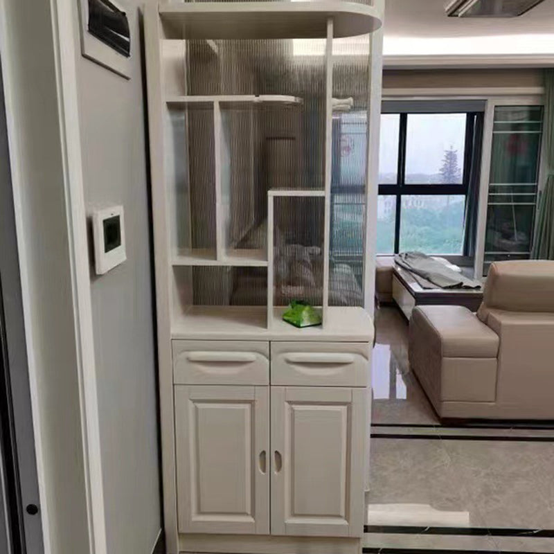 コンテンポラリー78.74 "Hキャビネットソリッドウッドアクセントキャビネット付きドア付き