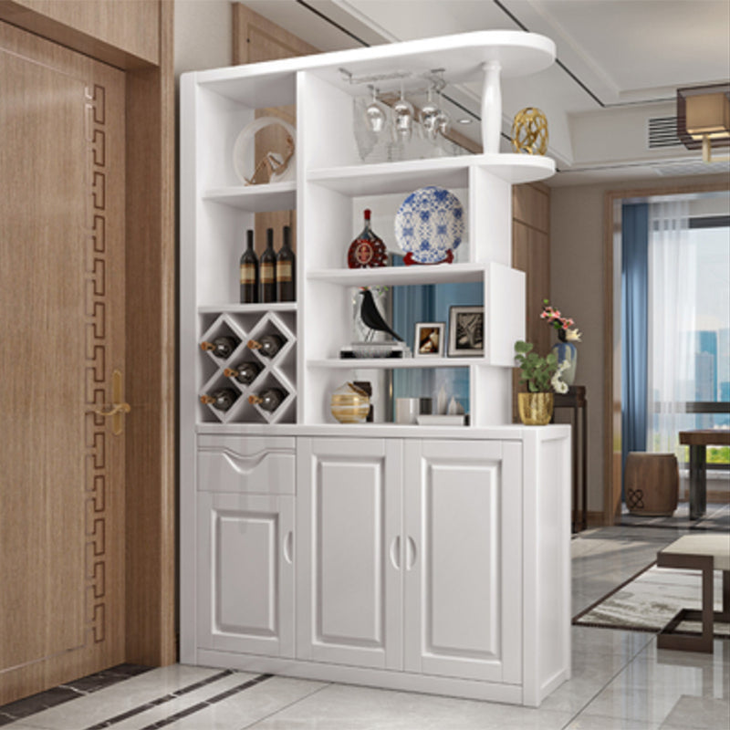 コンテンポラリー78.74 "Hキャビネットソリッドウッドアクセントキャビネット付きドア付き