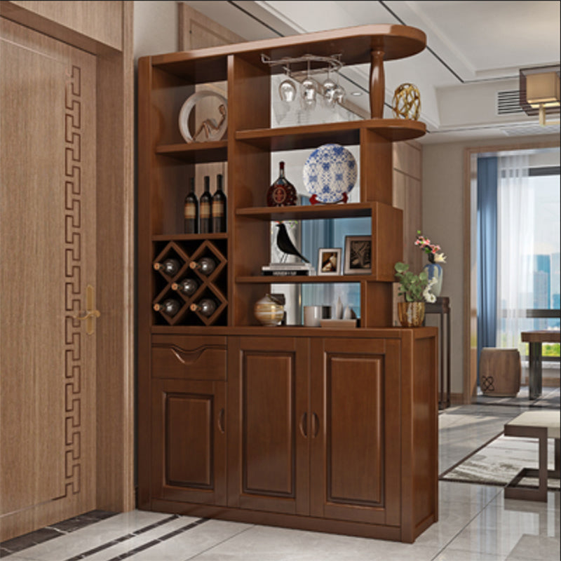 コンテンポラリー78.74 "Hキャビネットソリッドウッドアクセントキャビネット付きドア付き