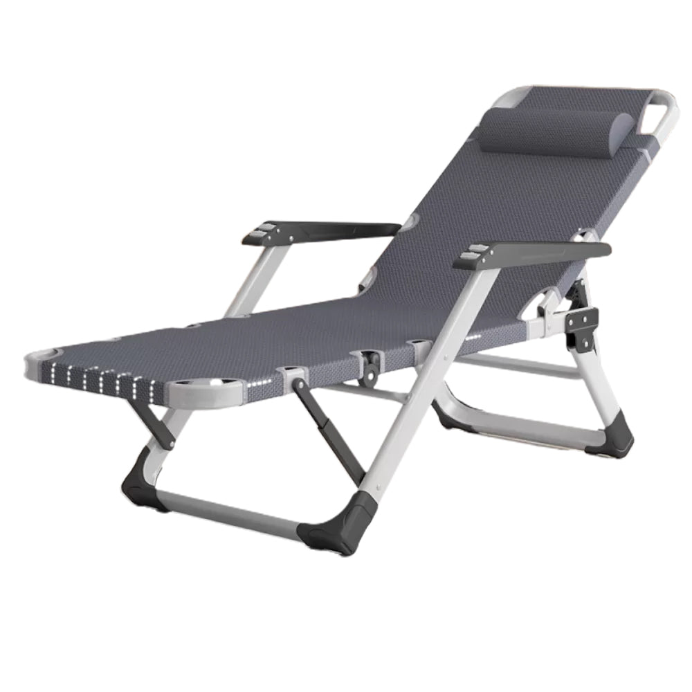 Reclinabile standard interno contemporaneo con movimento del piede indipendente e base metallica