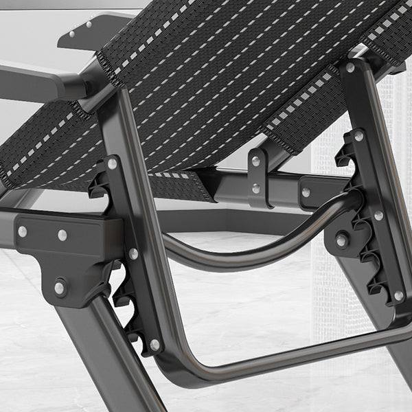 Reclinabile standard interno contemporaneo con movimento del piede indipendente e base metallica