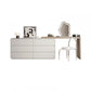 Contemporary With Drawer Solid Wood Mirror White Bedroom Make-up Vanity