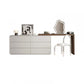 Contemporary With Drawer Solid Wood Mirror White Bedroom Make-up Vanity