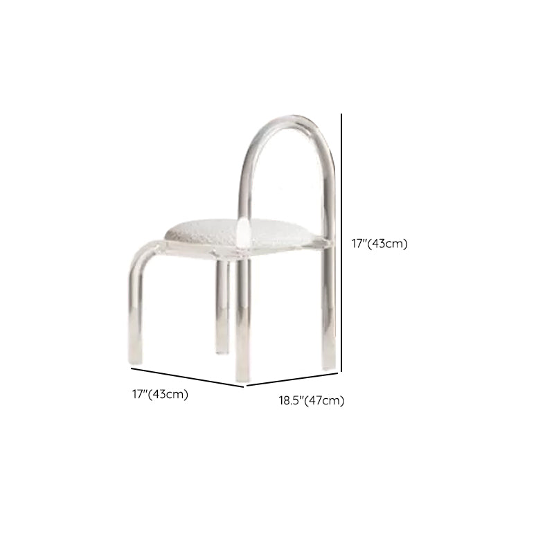 Contemporary With Drawer Solid Wood Mirror White Bedroom Make-up Vanity Clearhalo 'Bedroom Furniture' 'furn' 'furn_makeup_vanities' 'Furniture' 'Makeup Vanities' 'makeup_vanities' 7533312