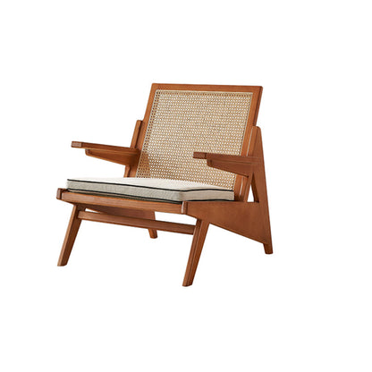 Tropical Corduroy Sofa in Solid Wood Linen Sofa for Living Room