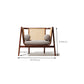 Tropical Corduroy Sofa in Solid Wood Linen Sofa for Living Room