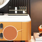 Contemporary Make-up Vanity with 6 Drawers and Stone Top for Bedroom