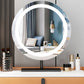Contemporary Vanity Dressing Table Set with Mirror and Stool