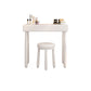 Contemporary White Wooden Vanity Dressing Table with 2 Drawers