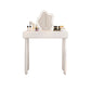 Contemporary White Wooden Vanity Dressing Table with 2 Drawers