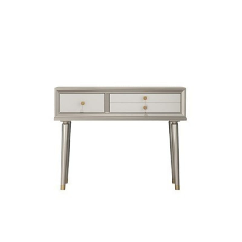 Victorian Solid Wood Vanity Dressing Table with Storage Drawers