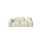Scandinavian Sofa Fabric White Cushions Standard Square Arm Living Room Seating 71"L x 37"W x 26"H Clearhalo 'furn' 'furn_sofas' 'Furniture' 'Living Room Furniture' 'Sofa' 'sofas' 7533723