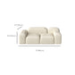 Scandinavian Sofa Fabric White Cushions Standard Square Arm Living Room Seating Clearhalo 'furn' 'furn_sofas' 'Furniture' 'Living Room Furniture' 'Sofa' 'sofas' 7533735