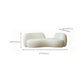 Scandinavian Seating Fabric Living Room White Tuxedo Arm Cushions Curved Sofa Clearhalo 'furn' 'furn_sofas' 'Furniture' 'Living Room Furniture' 'Sofa' 'sofas' 7533750