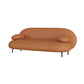 Scandinave Settee Le cuir salon Pillow Top Top Bras Coussins