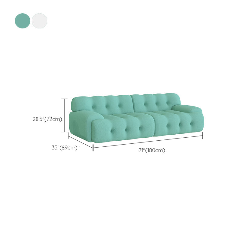 Skandinavische Sitzstoff Wohnzimmer eingebrauchter Arm getuftetes Standardsofa