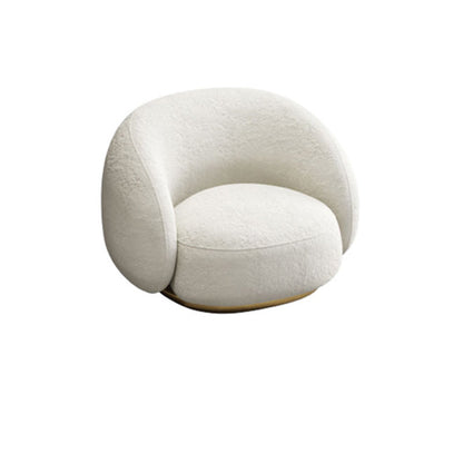 Skandinavisches Sofa Stoff weiß Wohnzimmer Smoking Armkissen gebogener Sofa