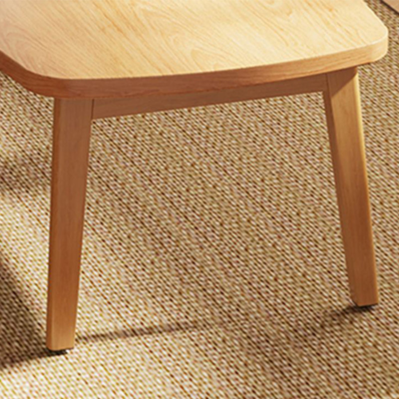 Simple Solid Wood Rectangular Coffee Table 4 Legs Folding Cocktail Table Clearhalo 'Coffee & Accent Tables' 'Coffee Tables' 'coffee_tables' 'furn' 'furn_coffee_tables' 'Furniture' 'Living Room Furniture' 7534084