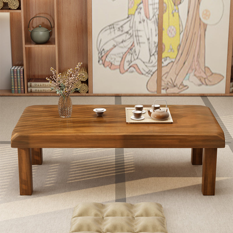 Simplicity Rectangle Wood Coffee Table Contemporary Single Coffee Table Clearhalo 'Coffee & Accent Tables' 'Coffee Tables' 'coffee_tables' 'furn' 'furn_coffee_tables' 'Furniture' 'Living Room Furniture' 7534130