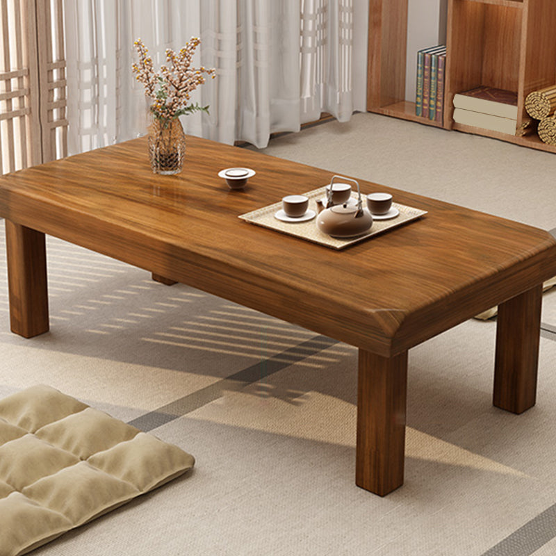 Simplicity Rectangle Wood Coffee Table Contemporary Single Coffee Table Clearhalo 'Coffee & Accent Tables' 'Coffee Tables' 'coffee_tables' 'furn' 'furn_coffee_tables' 'Furniture' 'Living Room Furniture' 7534133