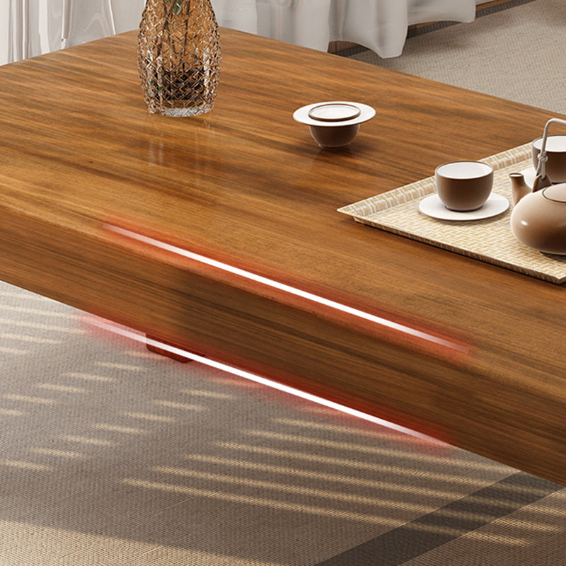Simplicity Rectangle Wood Coffee Table Contemporary Single Coffee Table Clearhalo 'Coffee & Accent Tables' 'Coffee Tables' 'coffee_tables' 'furn' 'furn_coffee_tables' 'Furniture' 'Living Room Furniture' 7534138