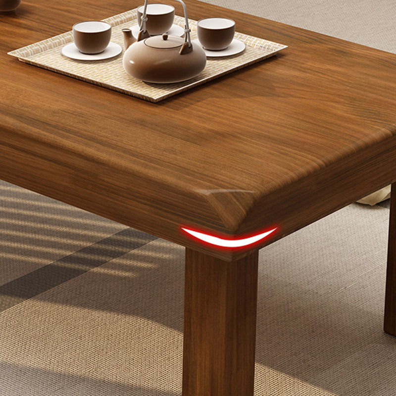 Simplicity Rectangle Wood Coffee Table Contemporary Single Coffee Table Clearhalo 'Coffee & Accent Tables' 'Coffee Tables' 'coffee_tables' 'furn' 'furn_coffee_tables' 'Furniture' 'Living Room Furniture' 7534139