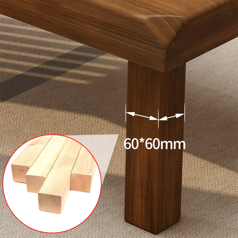 Simplicity Rectangle Wood Coffee Table Contemporary Single Coffee Table Clearhalo 'Coffee & Accent Tables' 'Coffee Tables' 'coffee_tables' 'furn' 'furn_coffee_tables' 'Furniture' 'Living Room Furniture' 7534140
