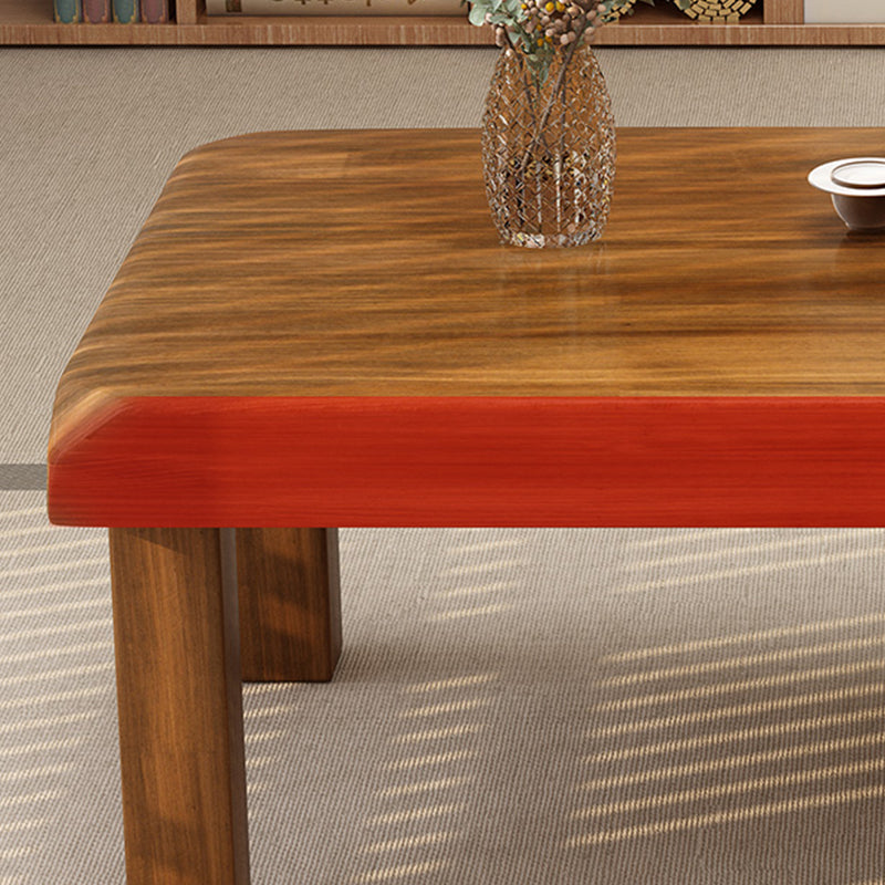 Simplicity Rectangle Wood Coffee Table Contemporary Single Coffee Table Clearhalo 'Coffee & Accent Tables' 'Coffee Tables' 'coffee_tables' 'furn' 'furn_coffee_tables' 'Furniture' 'Living Room Furniture' 7534141