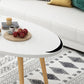 Country Farmhouse Coffee Table Folding Wooden Coffee Cocktail Table Clearhalo 'Coffee & Accent Tables' 'Coffee Tables' 'coffee_tables' 'furn' 'furn_coffee_tables' 'Furniture' 'Living Room Furniture' 7534183