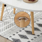 Country Farmhouse Coffee Table Folding Wooden Coffee Cocktail Table Clearhalo 'Coffee & Accent Tables' 'Coffee Tables' 'coffee_tables' 'furn' 'furn_coffee_tables' 'Furniture' 'Living Room Furniture' 7534185