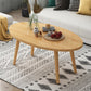 Country Farmhouse Coffee Table Folding Wooden Coffee Cocktail Table 39.5"L x 20"W x 17"H Natural Storage Not Included Clearhalo 'Coffee & Accent Tables' 'Coffee Tables' 'coffee_tables' 'furn' 'furn_coffee_tables' 'Furniture' 'Living Room Furniture' 7534186