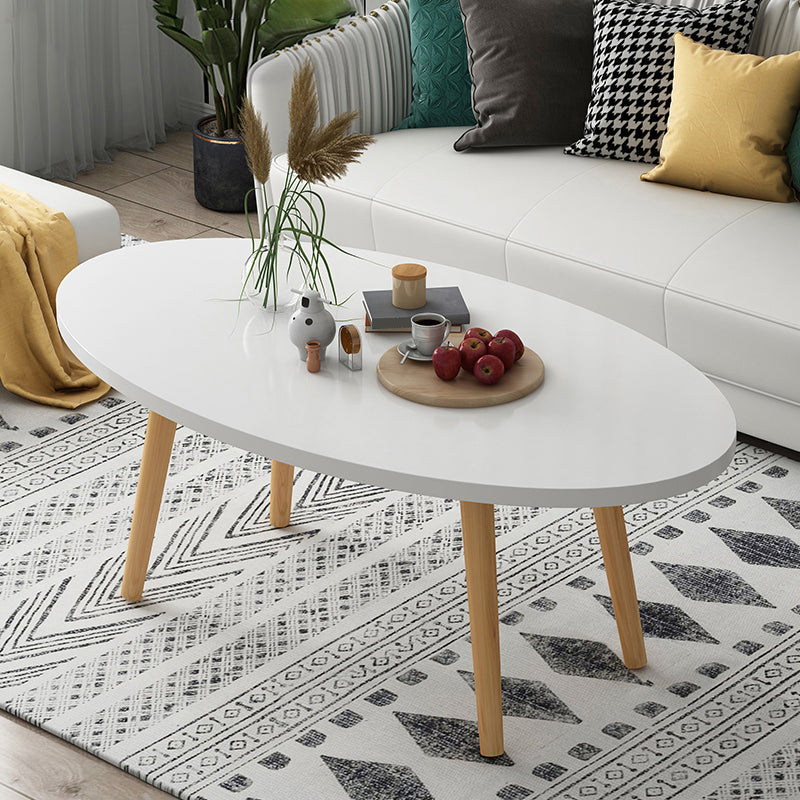 Country Farmhouse Coffee Table Folding Wooden Coffee Cocktail Table 47"L x 24"W x 17"H White Storage Not Included Clearhalo 'Coffee & Accent Tables' 'Coffee Tables' 'coffee_tables' 'furn' 'furn_coffee_tables' 'Furniture' 'Living Room Furniture' 7534190
