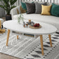 Country Farmhouse Coffee Table Folding Wooden Coffee Cocktail Table 47"L x 24"W x 17"H White Storage Included Clearhalo 'Coffee & Accent Tables' 'Coffee Tables' 'coffee_tables' 'furn' 'furn_coffee_tables' 'Furniture' 'Living Room Furniture' 7534199