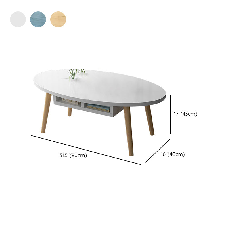 Country Farmhouse Coffee Table Folding Wooden Coffee Cocktail Table Clearhalo 'Coffee & Accent Tables' 'Coffee Tables' 'coffee_tables' 'furn' 'furn_coffee_tables' 'Furniture' 'Living Room Furniture' 7534202