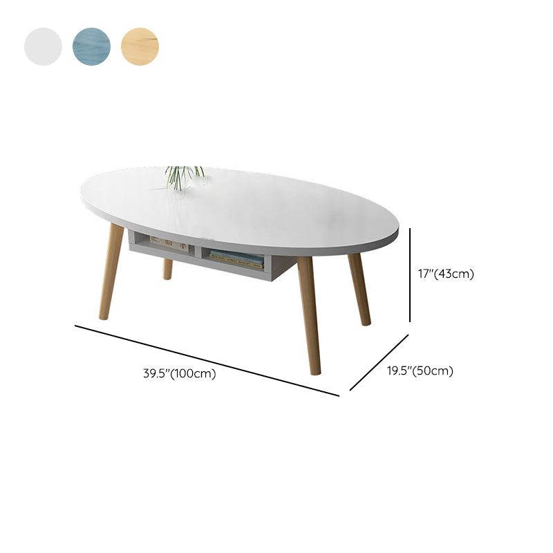 Country Farmhouse Coffee Table Folding Wooden Coffee Cocktail Table Clearhalo 'Coffee & Accent Tables' 'Coffee Tables' 'coffee_tables' 'furn' 'furn_coffee_tables' 'Furniture' 'Living Room Furniture' 7534203