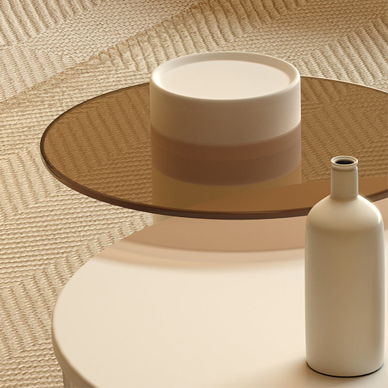 Simplicity salontafel Witte koffie-cocktailtafel met opbergruimte