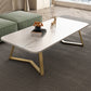 Modern Slate Coffee Cocktail Table Sled Rectangle Coffee or End Table