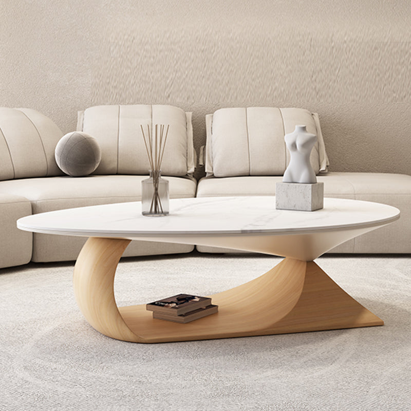 Slate Top Coffee Cocktail Table Abstract Coffee or End Table