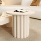 Contemporary Cocktail Table White Wooden Coffee Cocktail Table