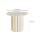 Contemporary Cocktail Table White Wooden Coffee Cocktail Table