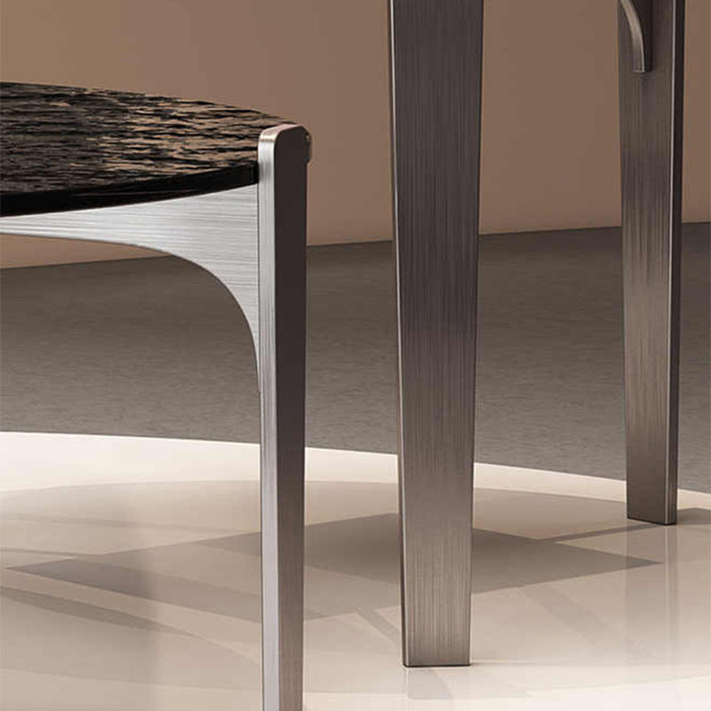 Glass Top Coffee Cocktail Table Coffee or End Table with 3 Legs Clearhalo 'Coffee & Accent Tables' 'Coffee Tables' 'coffee_tables' 'furn' 'furn_coffee_tables' 'Furniture' 'Living Room Furniture' 7534396