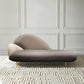 Contemporary Velvet Chaise Lounge Couch One Armed Lounge Chair
