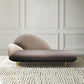 Contemporary Velvet Chaise Lounge Couch One Armed Lounge Chair