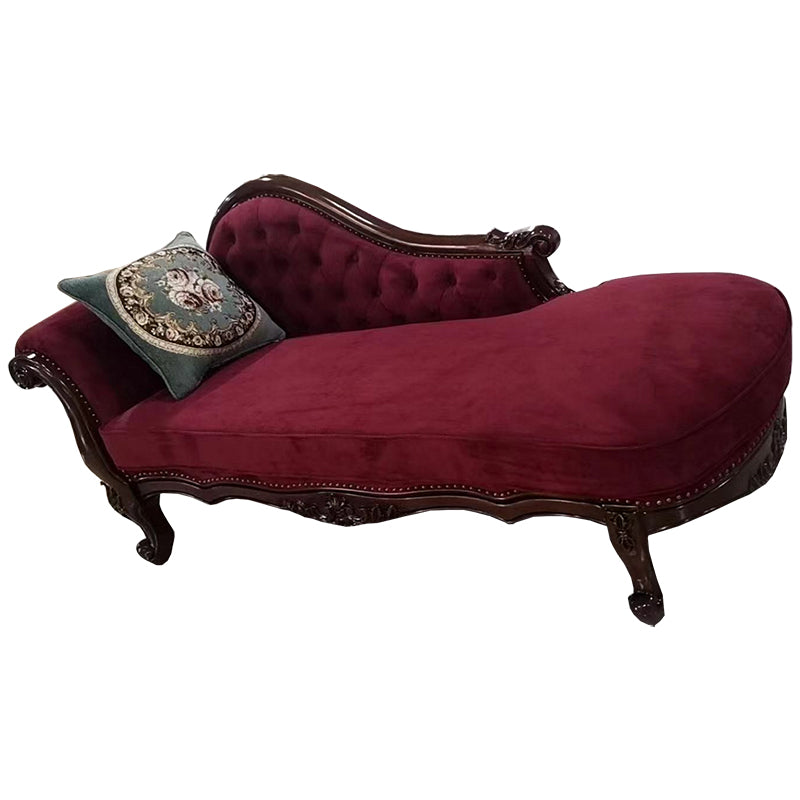 Traditional Upholstered Chaise Lounge Couch Leather Chaise Lounge Chair Red Clearhalo 'Chairs & Seating' 'Chaise Lounge' 'chaise_lounge' 'furn' 'furn_chaise_lounge' 'Furniture' 'Living Room Furniture' 7534440