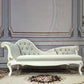 Glam Chaise Lounge Couch Leather Chaise Lounge Chair with Legs