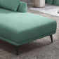 Modern Chaise Lounge Couch One Armed Chaise Lounge with Pillows Clearhalo 'Chairs & Seating' 'Chaise Lounge' 'chaise_lounge' 'furn' 'furn_chaise_lounge' 'Furniture' 'Living Room Furniture' 7534525